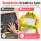📢📢 50% RABATT🎨 Magnetisches Zeichenbrett für Kinder – bunter, abwischbarer Zeichenblock mit Stift und 4 Stempeln