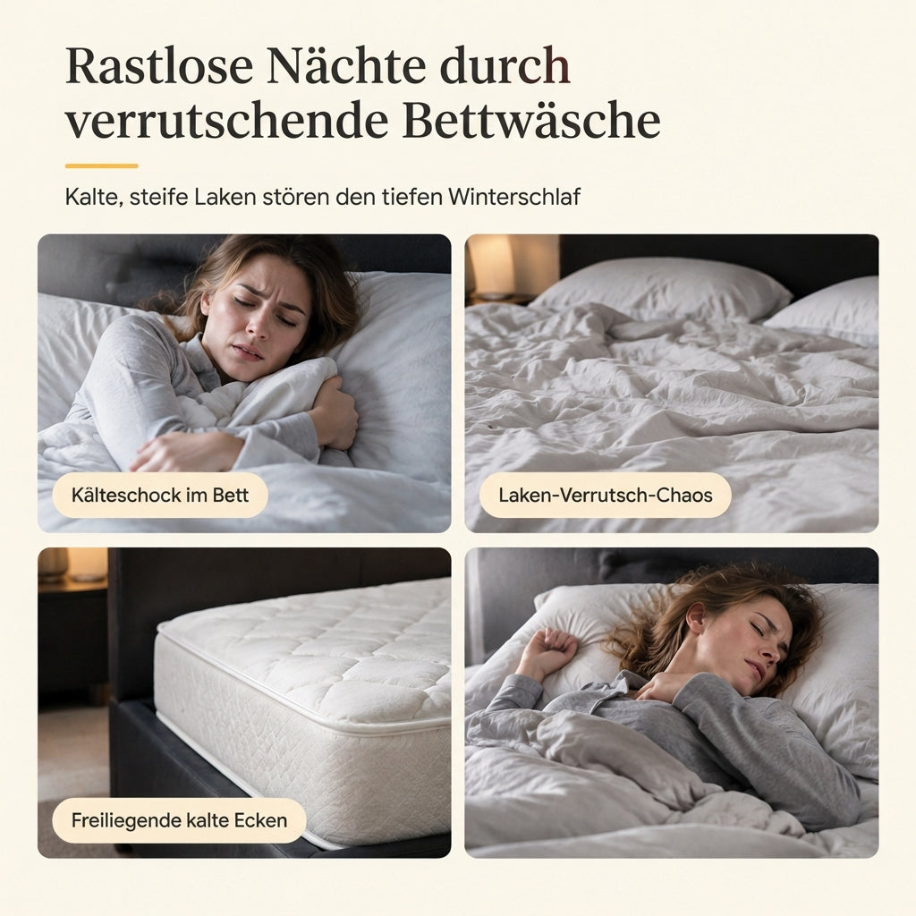 🔥50 % RABATT – Nicht verpassen!🔥Dicker, warmer Plüsch-Spannbettlaken in einfarbiger Farbe, weicher Matratzenbezug für den Winter