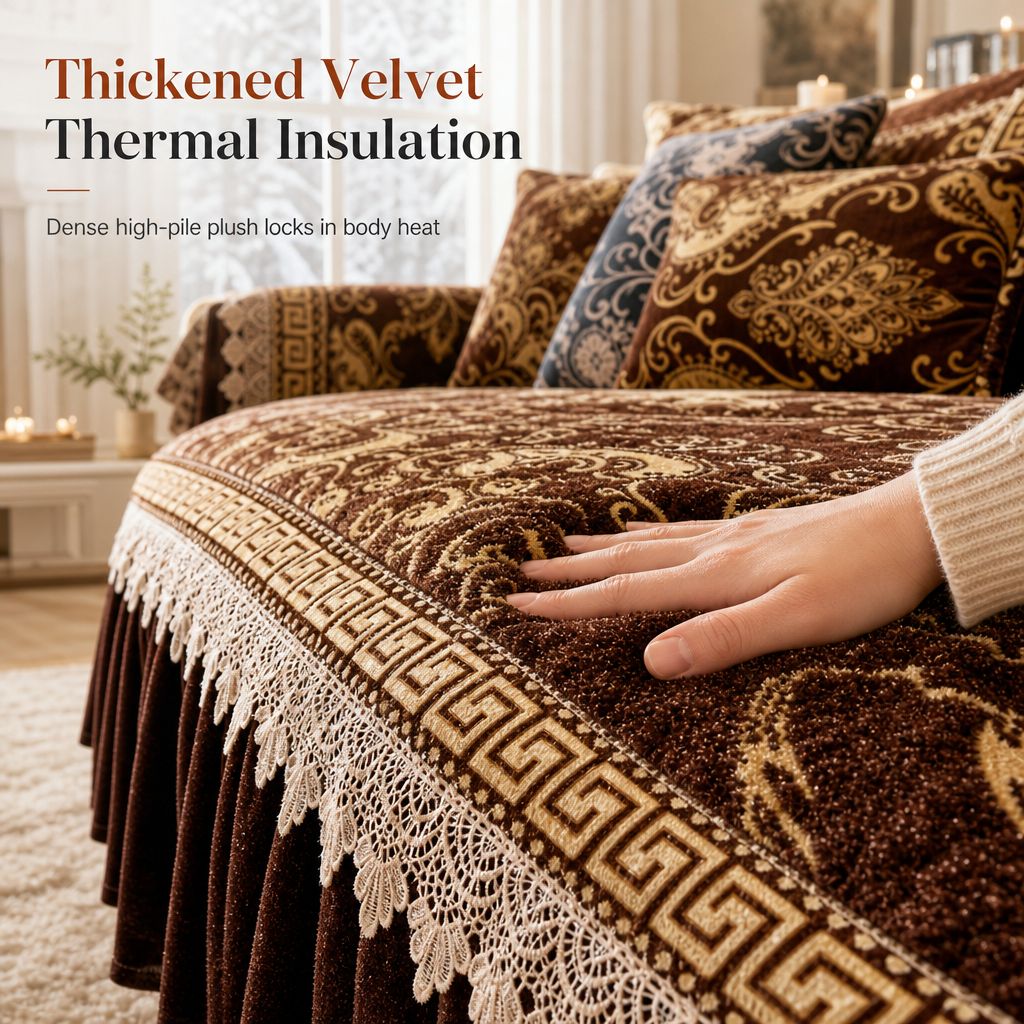50% RABATT! 🛋️ Sofakissen mit europäischem Blumenmuster & Volant – romantisch & dekorativ für Couch & Sessel